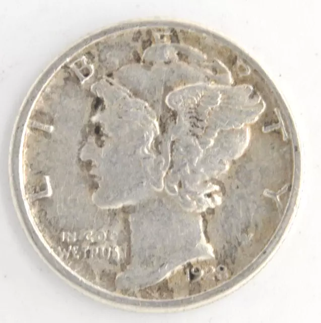 1928-S United States Mercury Dime 10 Cents 90% Silver San Francisco Mint Coin XF