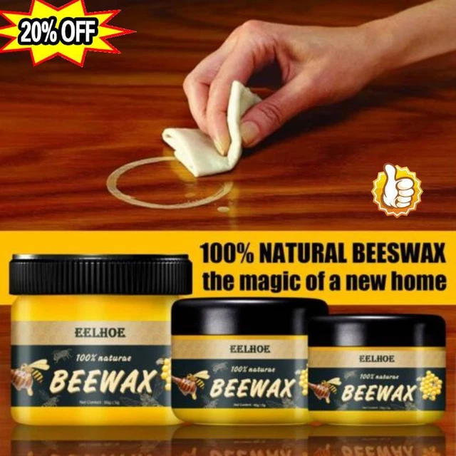 Beeswax Furniture Polish Wood Seasoning-Beewax - Natural Wood-Wax-Traditi E4G6