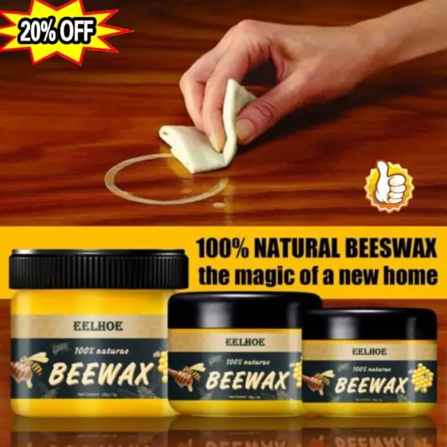 Beeswax Furniture Polish Wood Seasoning-Beewax - Natural Wood Wax Traditi H2G8