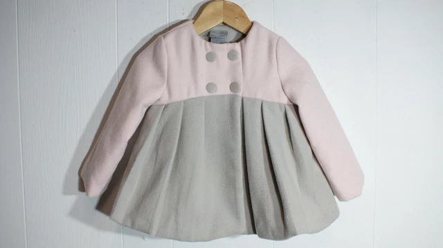 TAHARI BABY GIRL formal style coat pink grey age 12 18 months NA157 5.99 PicClick UK