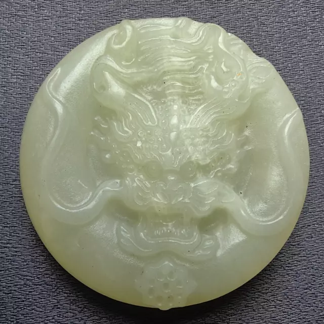 Delicate Chinese Old Jade Hand carved Ancient HONGSHAN CULTURE Pendant WB47