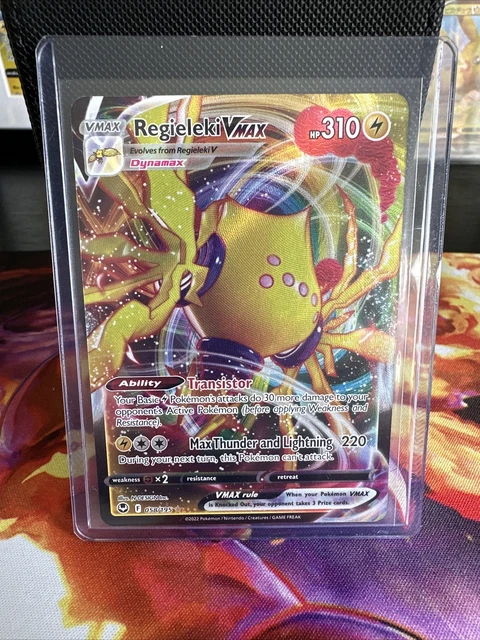Pokemon Silver Tempest Regieleki Vmax Full Art Near Mint 058/195