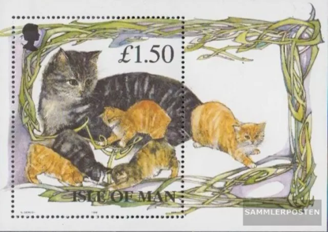 GB - Insel Man Block25 (kompl.Ausg.) postfrisch 1996 Manxkatzen