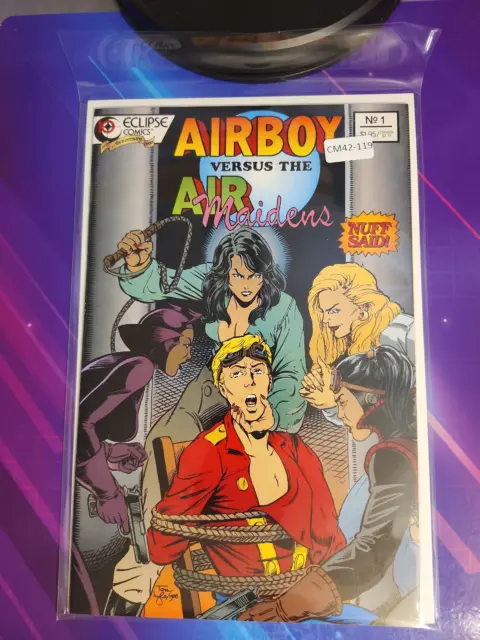 Airboy Versus The Air Maidens #1 One-Shot 8.0 Eclipse Comic Book Cm42-119
