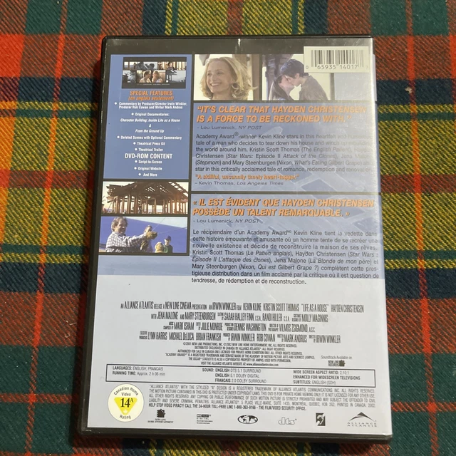 LIFE AS A House / La maison sur la falaise (Bilingual) DVD £6.42 ...