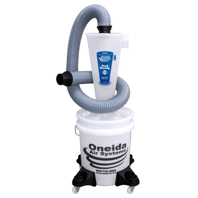 Dust Deputy 2.5 Deluxe Cyclone Separator Kit for Shop Vac (For Parts)