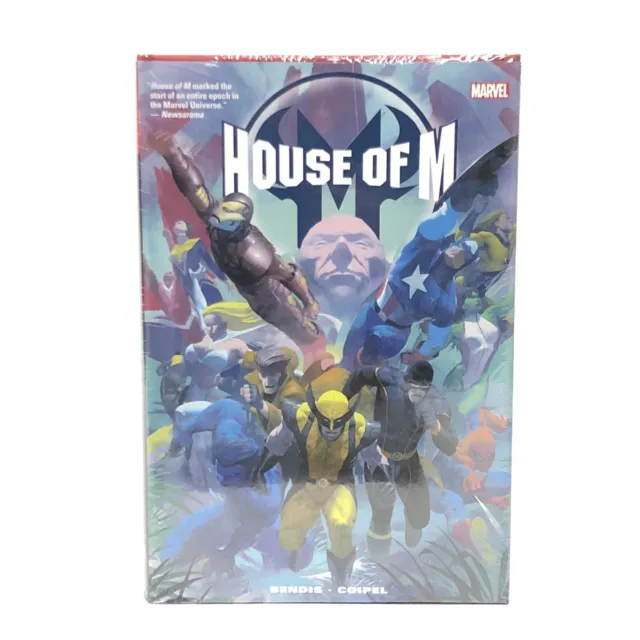 House of M Omnibus DM Cover 2023 New Marvel Comics HC Hardcover Sealed Bendis