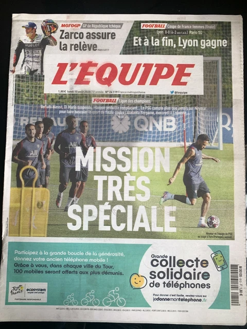 L’Equipe Journal 8-9 Juin 1991 : OM-Monaco En Finale Et Finale Coupe Davis – édition Originale
