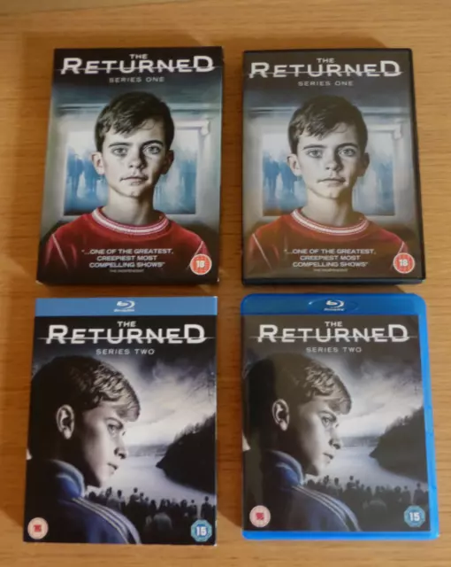 The Returned  - Series 1 DVD  & Series 2  Blu-ray Disc in Cardboard Sleeves