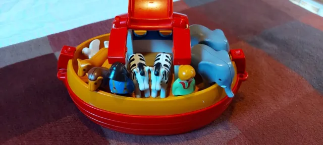 Playmobil 1-2-3 My Take Along Noah's Ark With Animals & Figures  🐘 🦒