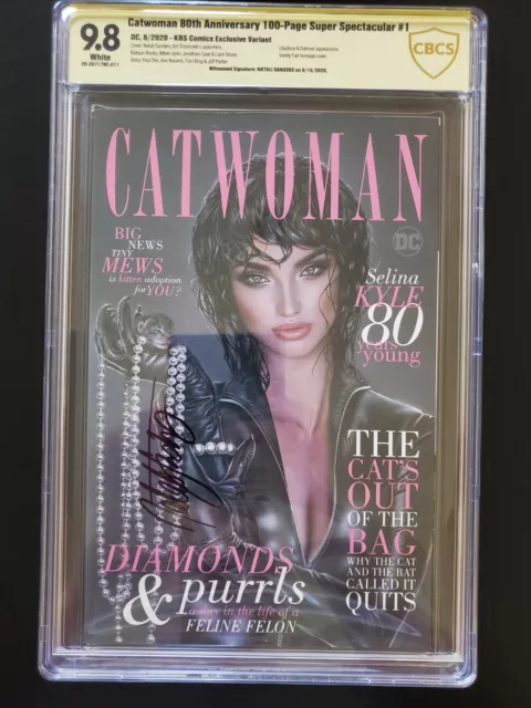 Catwoman 80th Anniversary Super Spectacular SS CBCS 9.8 KRS Variant N. Sanders