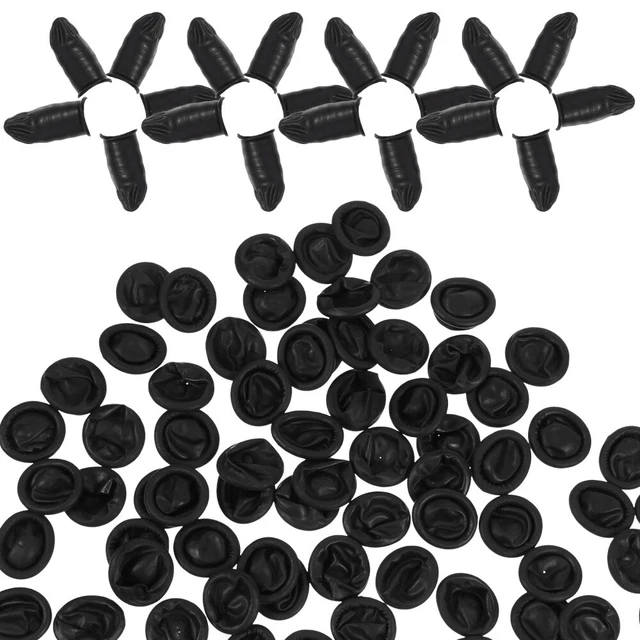 200Pcs Professional Finger Cots Multi-function Finger Protectors Anti-static