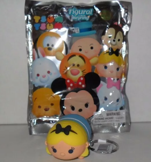 Disney Tsum Tsum Series 1 Figural Keyring Single (Alice) Loose Never Used
