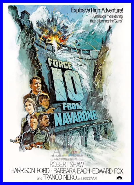 Force 10 From Navarone Movie Poster A1 A2 A3