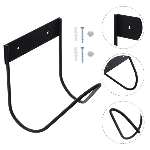 Wall Mount Pipe Racking HOSE HANGER WALL Mounted Metal Wall-mounted Pipe Rack Bracket Vintage £ ...