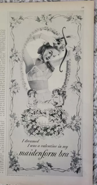 1955 1950s MAIDENFORM BRA I Dreamed I Was a Designing Woman