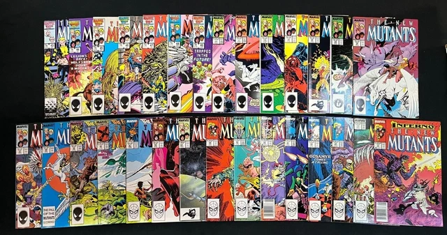 Marvel Comics New Mutants Vol.1 (1983-1991) From 43-71 Lot of 29! Free Shipping!