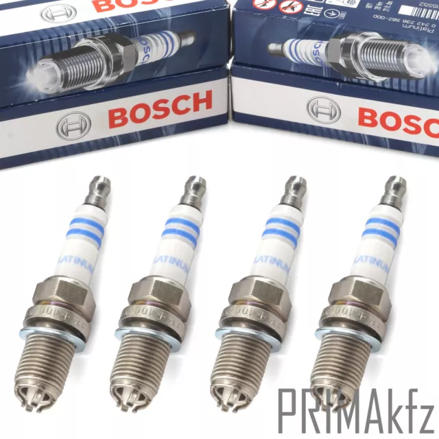 4x BOSCH 0242236562 Zündkerzen Platin für BMW E30 E36 E46 316i 318i E34 Cooper