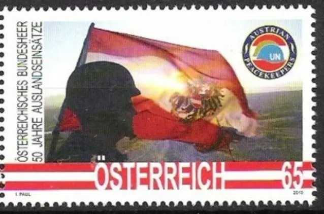 Österreich Nr.2900 ** Bundesheer, 50 Jahre Auslandseinsätze 2010, postfrisch