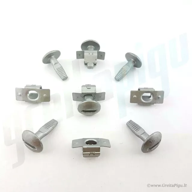 10+10 clips Unterfahrschutz Einbausatz Unterboden SET Citroen C2 C3 C4 C5 C6 C8