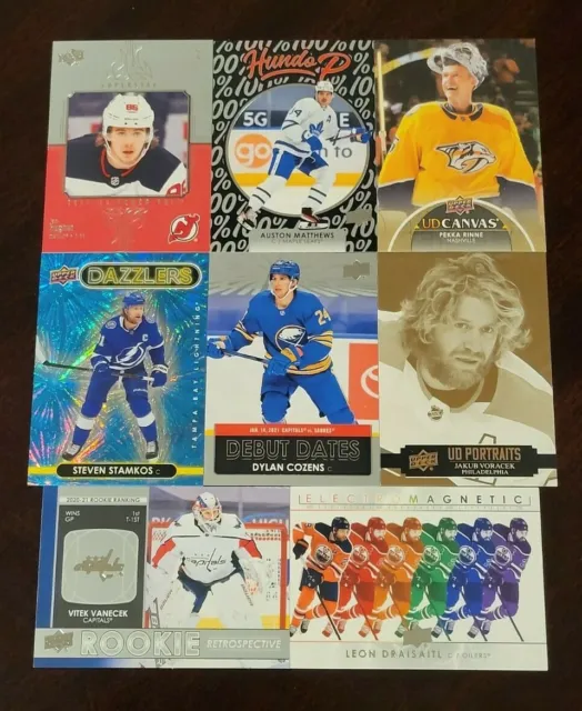 2021-22 Upper Deck Hockey Series 1 INSERTS You Pick the Card