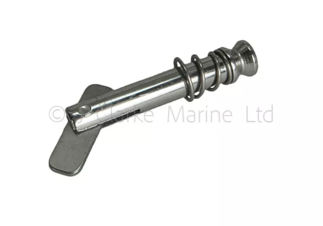 Stainless steel quick release pin pull ring drop nose boat canopy bimini fitting