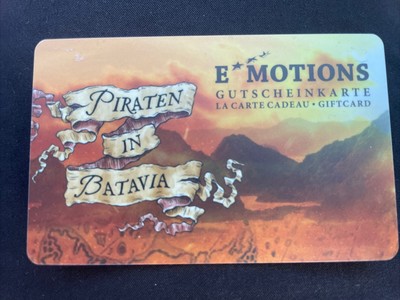 EUROPAPARK, EP, EMOTIONS Karte, Gutscheinkarte, Sammlerstück EUR 1,00