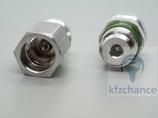 2X KLIMAANLAGE HD ND ANSCHLÜSSE FÜR R134a FÜR KFZ AUDI FORD OPEL SEAT SKODA VW 3