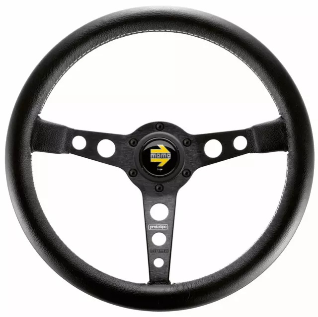 Momo Prototipo Tuning Steering Wheel 350mm Leather 11111525211 ORIGINAL Black