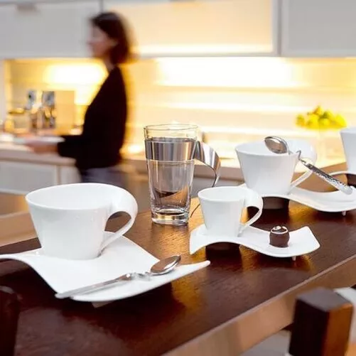 Villeroy & Boch Nuevo Wave Ola Caffé Vajilla Porcelana