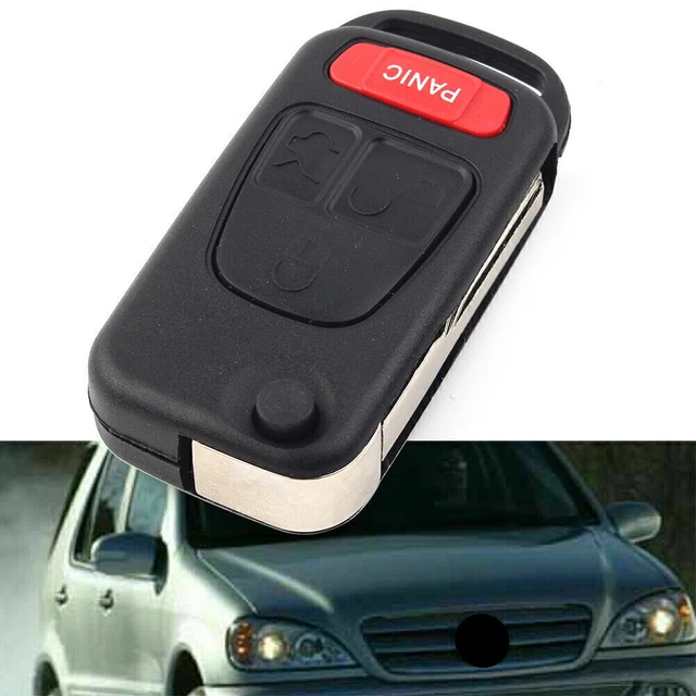 4 Button 4BTS Remote Key Fob Shell Case for Mercedes Benz ML SLK