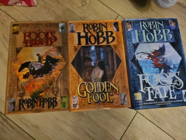 Robin Hobb The Tawny Man Trilogy Robin Hobb Hardback Fools Errand, Golden Fool