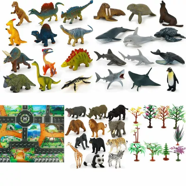 Schleich Animals Wildlife Zoo Sea Realistic Plastic Action Figure Kids Fun Toy