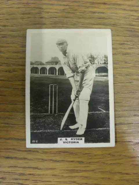 1924 Cigarette Card: Victoria - J.S. Ryder [Card No.10] Godfrey Phillips - Crick