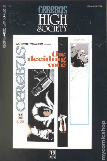 Cerebus High Society #19 FN 1990 Stock Image