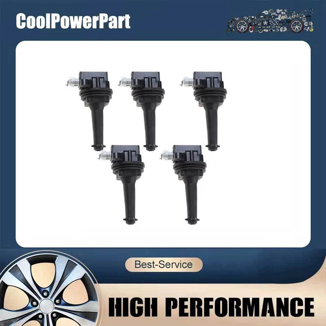 5 x Ignition Coil for Ford Focus XR5 RS Mondeo XR5 Kuga 5 Cyl 2.5L Turbo