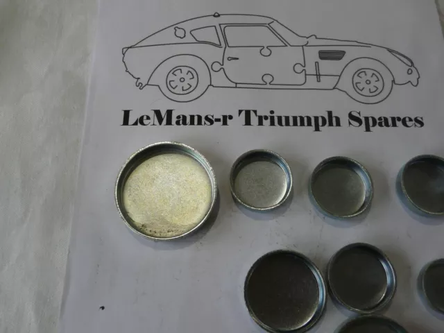 Triumph TR5 TR6 GT6 and vitesse 6 cyl sets of quality core plugs