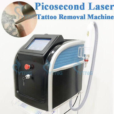 Máquina láser Picosecond Q conmutada Nd Yag Pico eliminación de tatuajes con láser de peeling de carbono