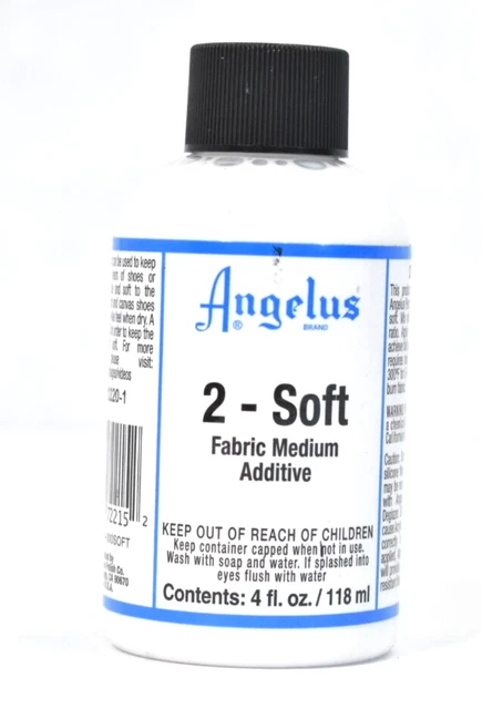 Aditivo mediano de tela Angelus 2 oz suavizante para pintura 722-04-000SUAVE