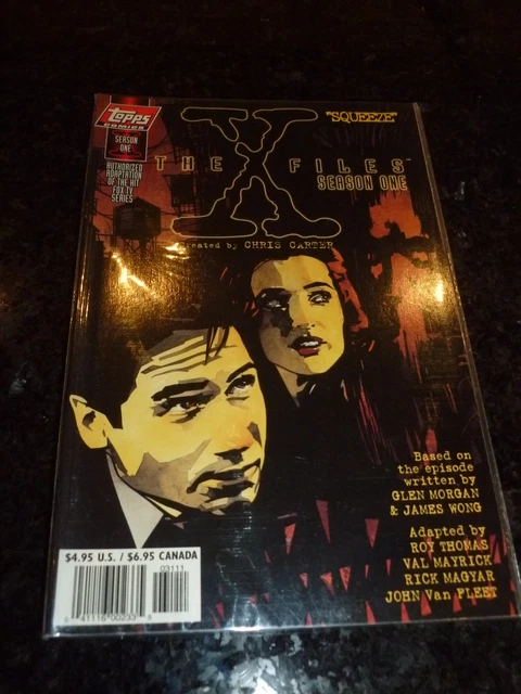 THE X-FILES Comic - SEASON 1 - Vol 1 - Date 10/1997 - Squeeze - Topps Comics