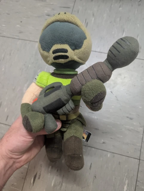 PELUCHE GAMING HEADS Doom Space Marine mercancía rara figura