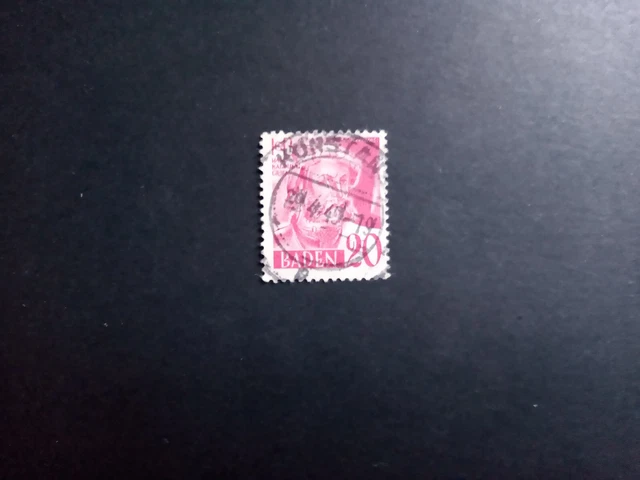 Baden gestempelt,Michel Nr.34 mit Stempel:"Konstanz"