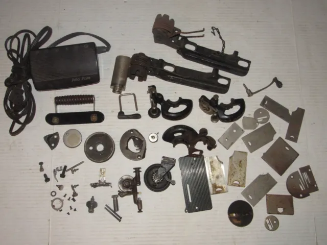 Lot of Antique Sewing Machine Replacement Parts, Assorted Brands,  Treadle, Etc