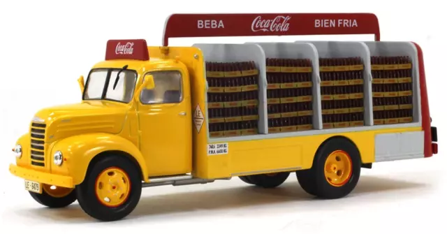 1962 IXO, EBRO B-45 Coca Cola Beverage Transport Blister, Scale...