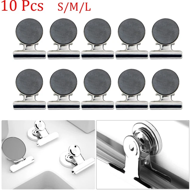 Portamemo magnetico frigorifero confezione da 10 clip per cucina e ufficio