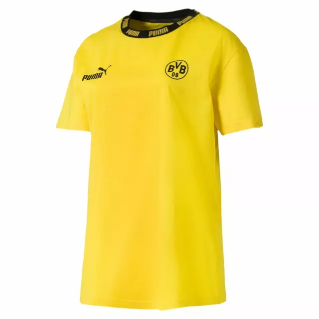 Puma BVB Borussia Dortmund FtblCulture T-Shirt Damen gelb schwarz