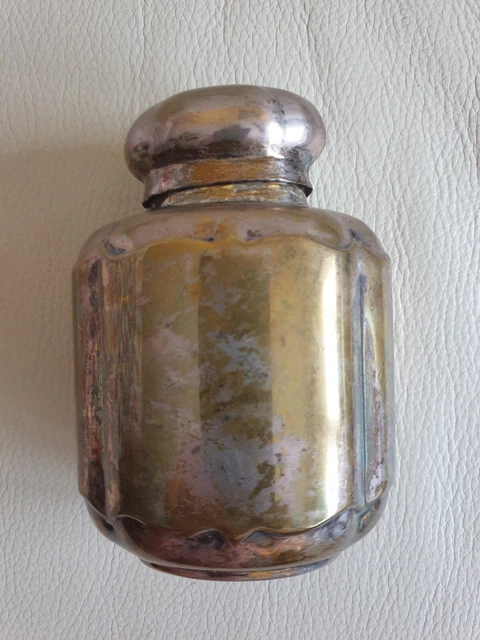 2 Flacons En Métal Avec Support Pour Poteau De 32 Mm - Décoration Ou Rangement