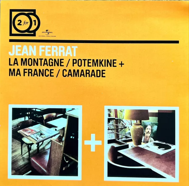 Jean Ferrat 2xCD La Montagne / Potemkine + Ma France / Camarade
