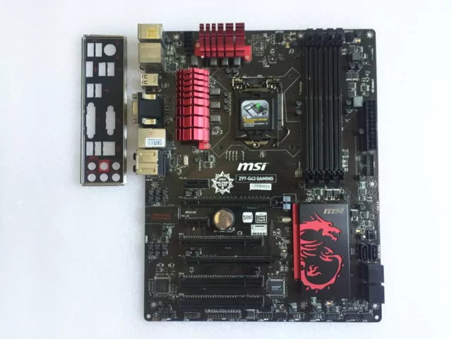 MSI Z97-G43 GAMING Desktop Motherboard Intel Z97 LGA 1150 DDR3 System board