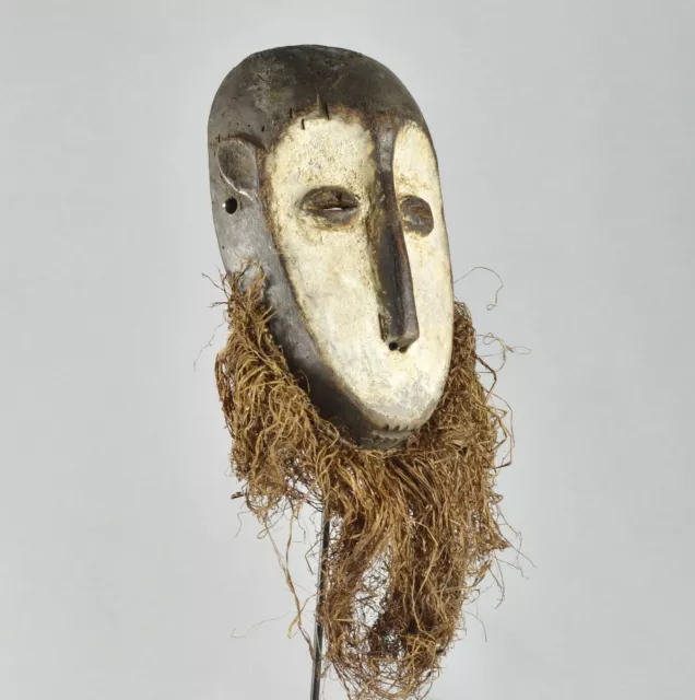 Large LEGA Wood idimu Mask Bwami Cult Congo Zaire DRC African Tribal Art 1552
